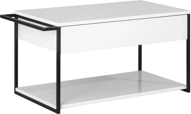 Fackelmann Waschtischunterschrank New York Weiß mit 1 Schublade, B/T/H: 87,2 x 47,5 x 44,1 cm - Bild 1
