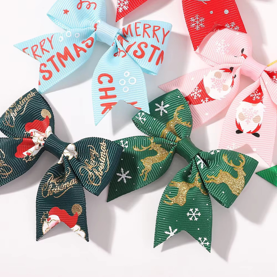 KIDS BOWS Haarspangen Set für Baby Mädchen, Weihnachten, 10/40 Stück - Bild 2