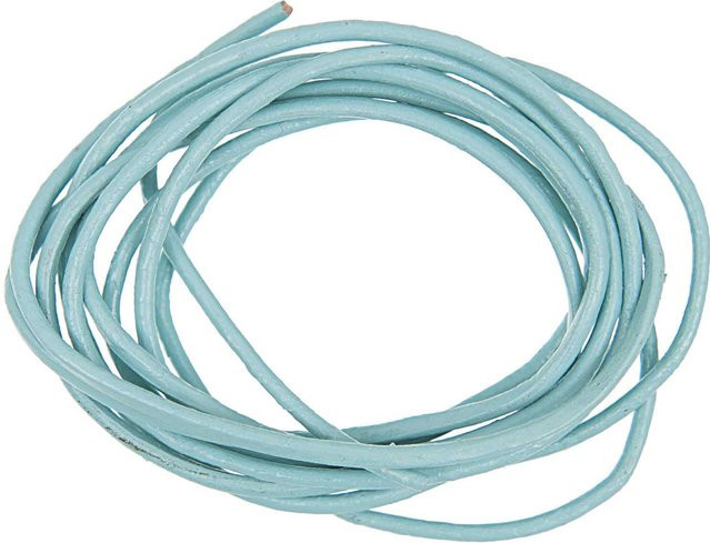 Rico Design Lederband, 1,5 mm, 1 m, Hellblau, Unisex - Bild 1