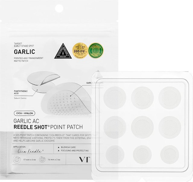 VT COSMETICS Knoblauch AC Reedle Shot Point Patch, 9 Stück, Unisex - Bild 1