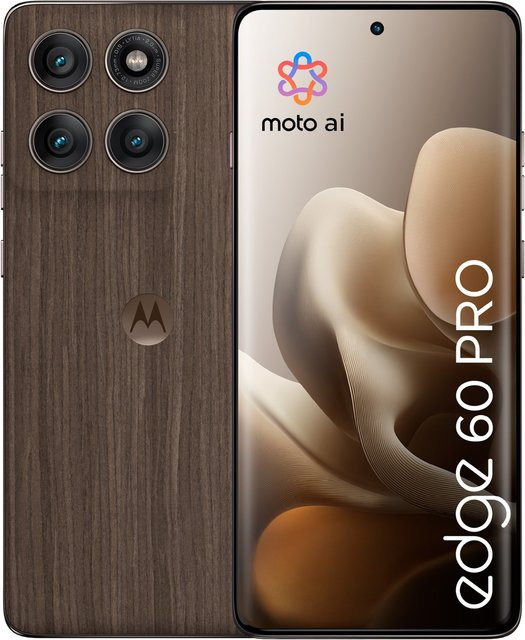 Motorola Edge 60 Pro Smartphone 512GB PANTONE Walnut Brown 6.67 Zoll - Bild 2