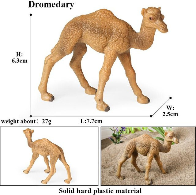 Oenux Kamel Wildes Wüstenkamel Actionfigur aus PVC ab 3-6 Jahren - Bild 1