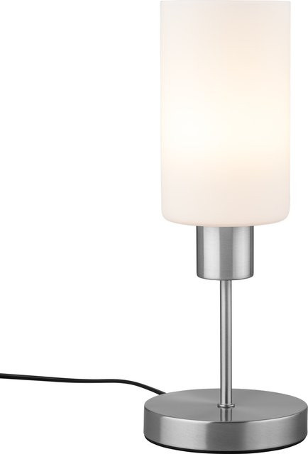 LIVARNO Tischleuchte Touch it, 1-flammig, Mattnickel-Optik, Silber, dimmbar, Höhe: 34,5 cm - Bild 1