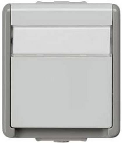 Siemens Schutzkontakt-Steckdose Delta Grau IP44 Aufputzmontage - Bild 1