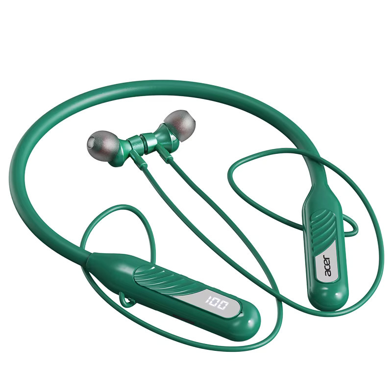 Acer Ohr635 Kabellose Bluetooth In-Ear Kopfhörer mit Nackenbügel in Grün für Sport und Fitness mit Bass-Stereo und Geräuschunterdrückung - Bild 4