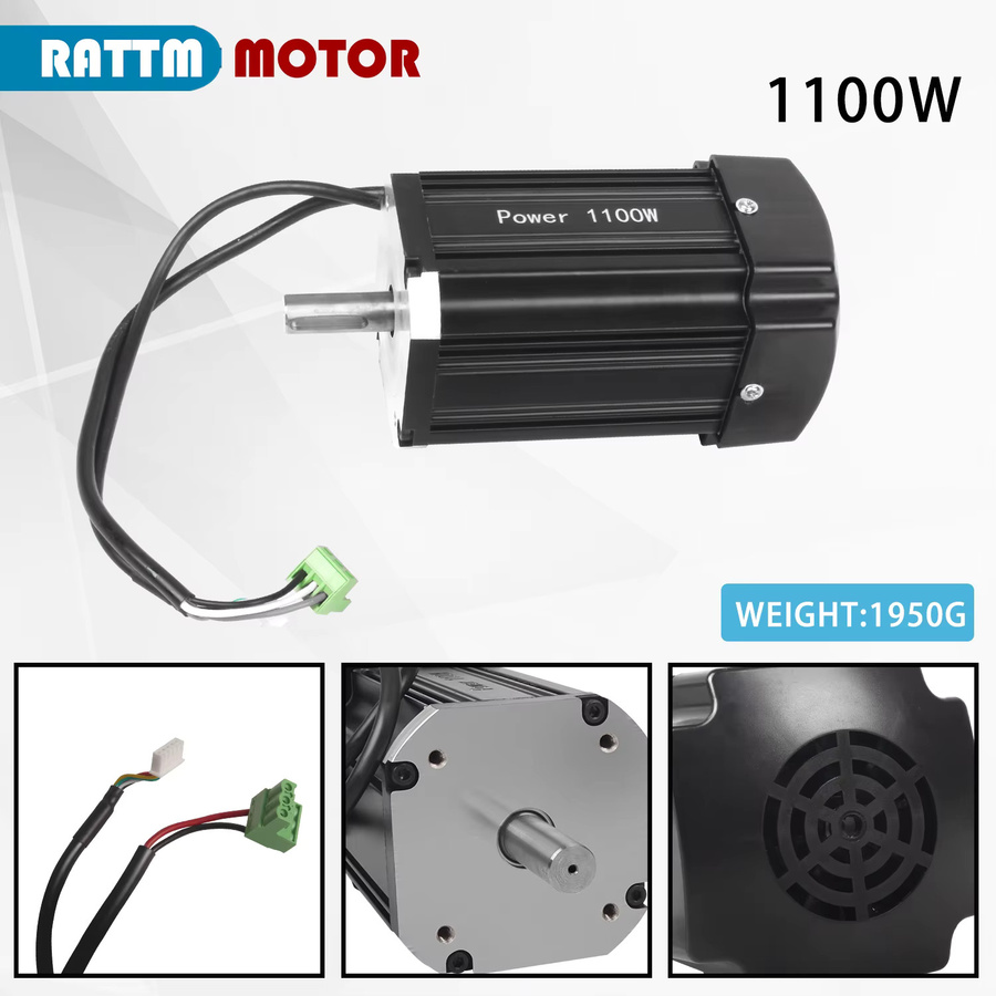 RATTMMOTOR 1100W DC Bürstenloser Spindelmotor mit Control Board für CD-210V MX-210V WM-210V Maschinen - Bild 2