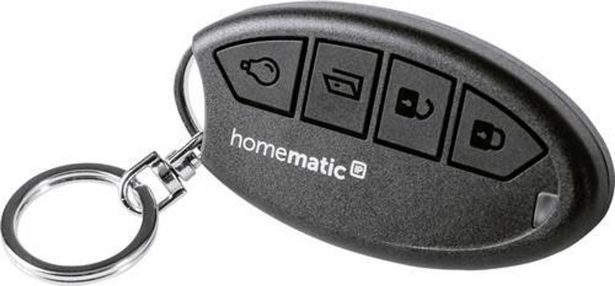 Homematic IP Schlüsselbundfernbedienung für Zutritt HmIP-KRCK Schwarz - Bild 2