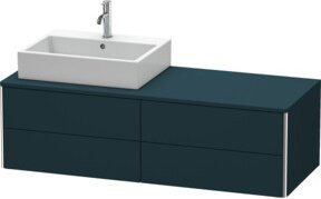 Duravit Waschtischunterschrank XSquare in matt weiß, B/T/H: 140 x 54,8 x 40 cm - Bild 1