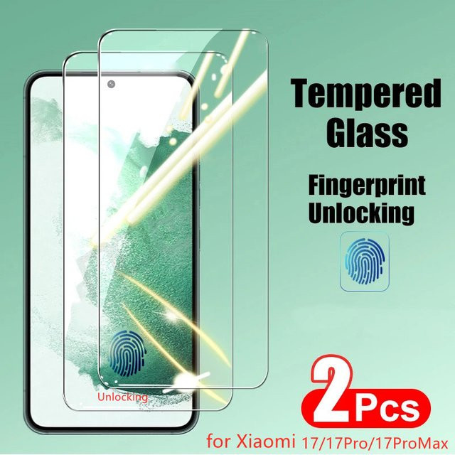 Xiaomi Displayschutzfolie aus gehärtetem Glas für Xiaomi 17 Pro und Xiaomi 17 Pro Max, transparent, 2-3 Stück - Bild 1