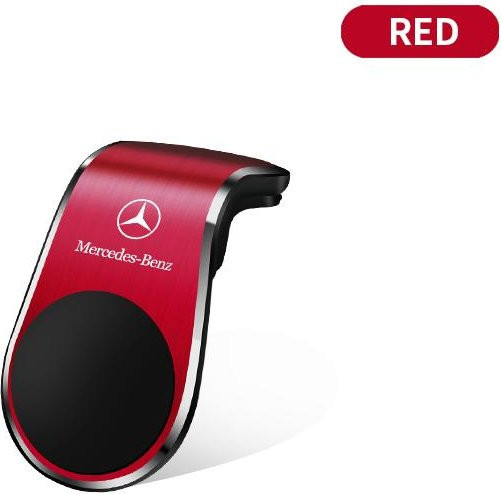 Magnetische Handyhalterung für Mercedes-Benz in Rot zur Befestigung am Lüftungsschlitz - Bild 1