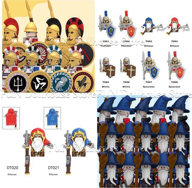 BRICKPANDA Mittelalterliche Militärfiguren, Bausteine, Ritter, ab 3 Jahre - Bild 1