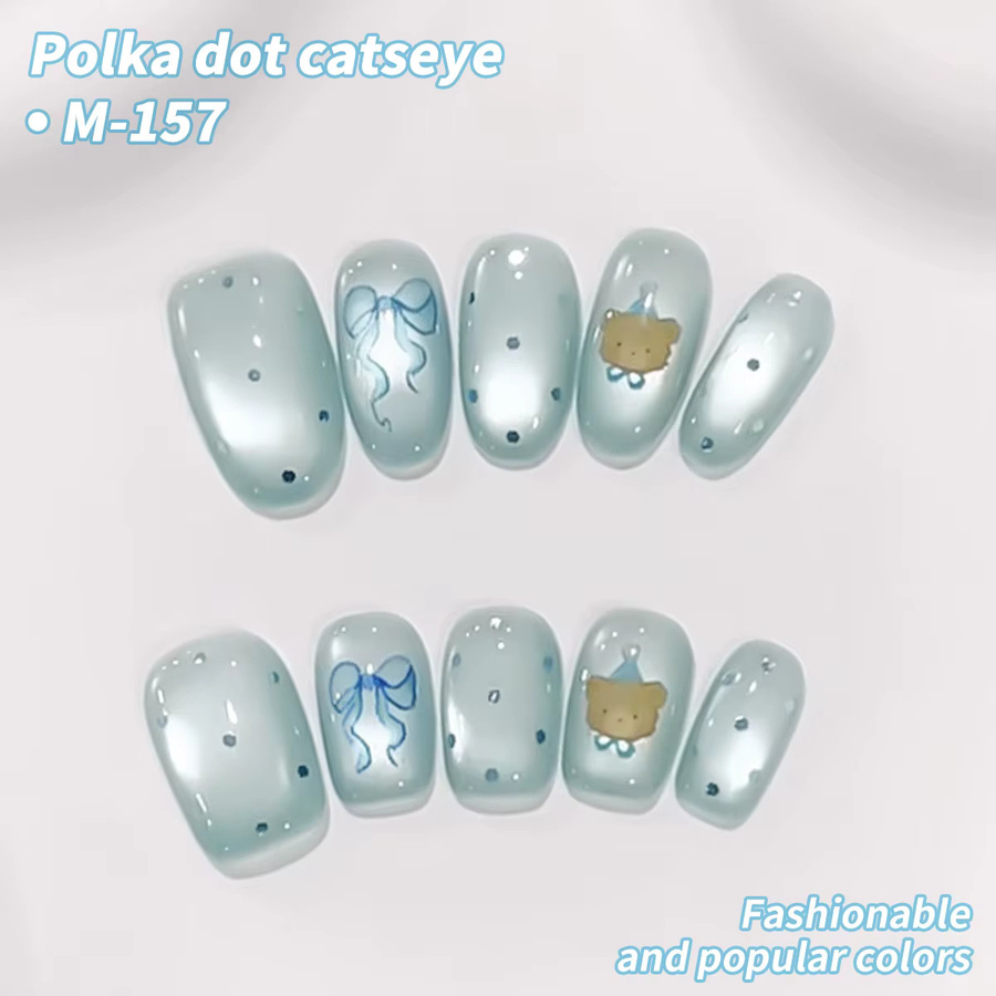 XEIJAYI Polka Dot Cat Eye Gel-Nagellack, 15 ml, Damen - Bild 2