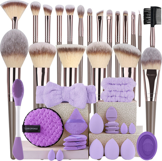 RUNTOIN Make-up-Pinsel-Set, Unisex - Bild 1