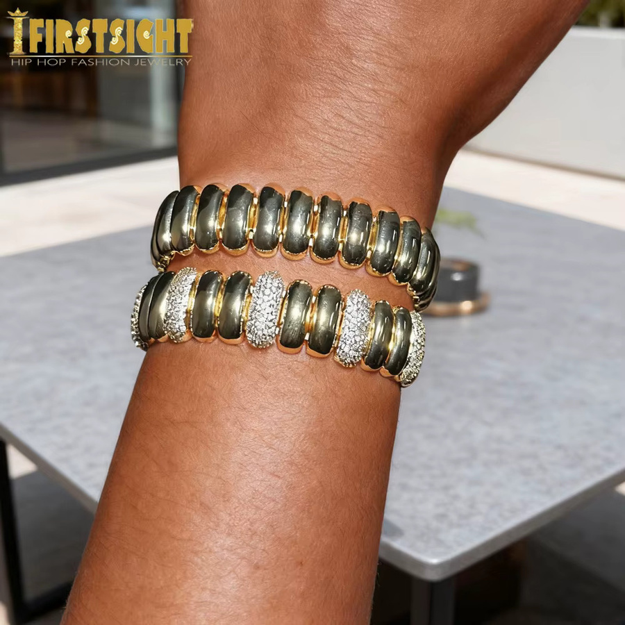 GIRLMIDNIGHT Armband, goldfarben, CZ, Damen - Bild 4