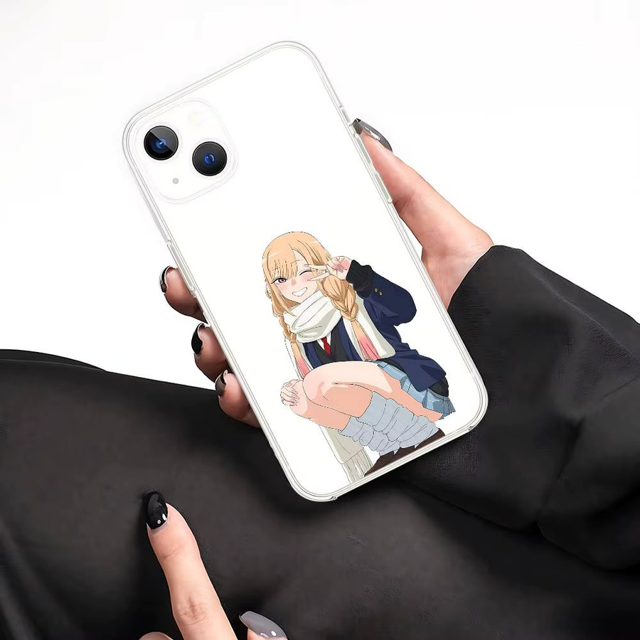 Transparente Handyhülle Marin Kitagawa für iPhone 11 bis iPhone 17 Pro Max Mini Plus stoßfest - Bild 4