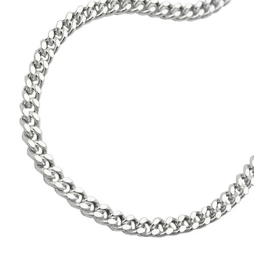 SIGO Panzerkette flach, 925 Silber, Unisex, 70 cm - Bild 1