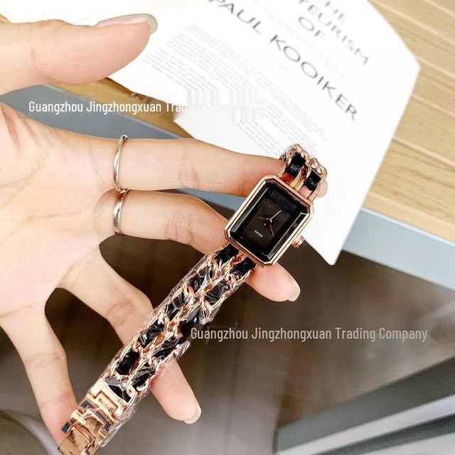Xiaoxiang Armbanduhr Quarz, Textil, Schwarz, Gold, Damen - Bild 1