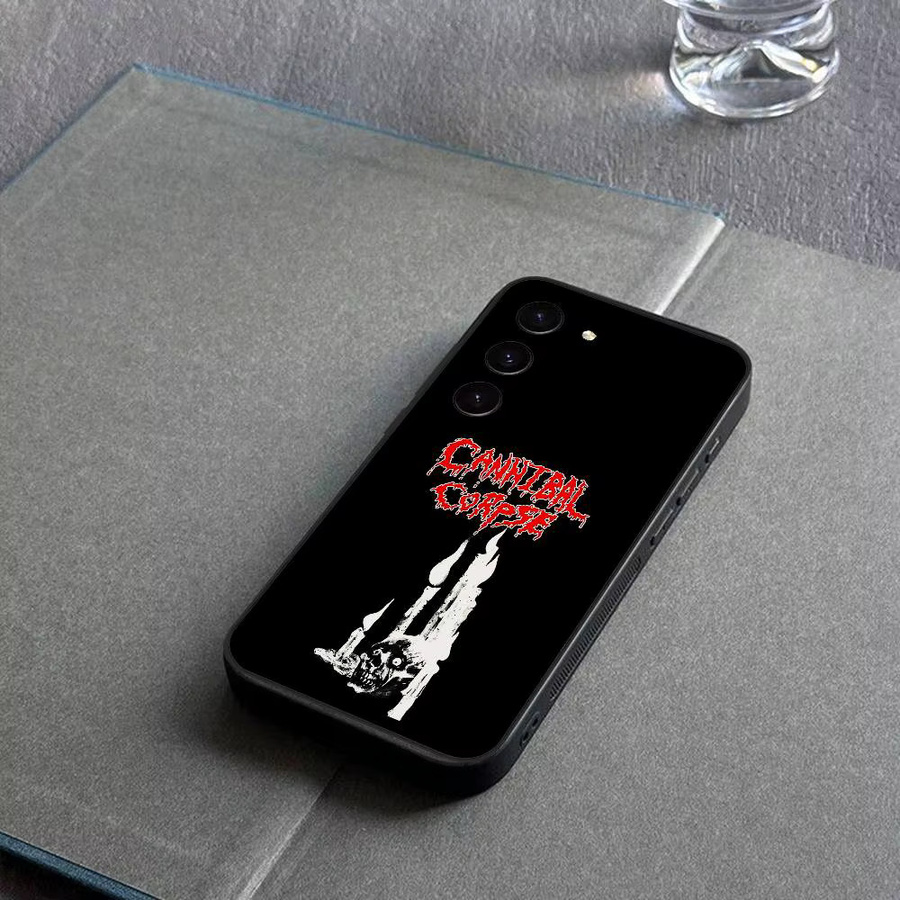 Band C-CannibalS C-Corpse Soft Cover Handyhülle für Samsung Galaxy S21 S22 S23 S24 S25 S26 Ultra FE Plus 5G A52S in Schwarz - Bild 6
