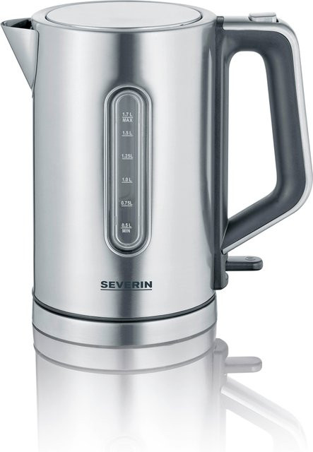 Severin Wasserkocher WK 3402 in Silber, 1,7 l - Bild 1