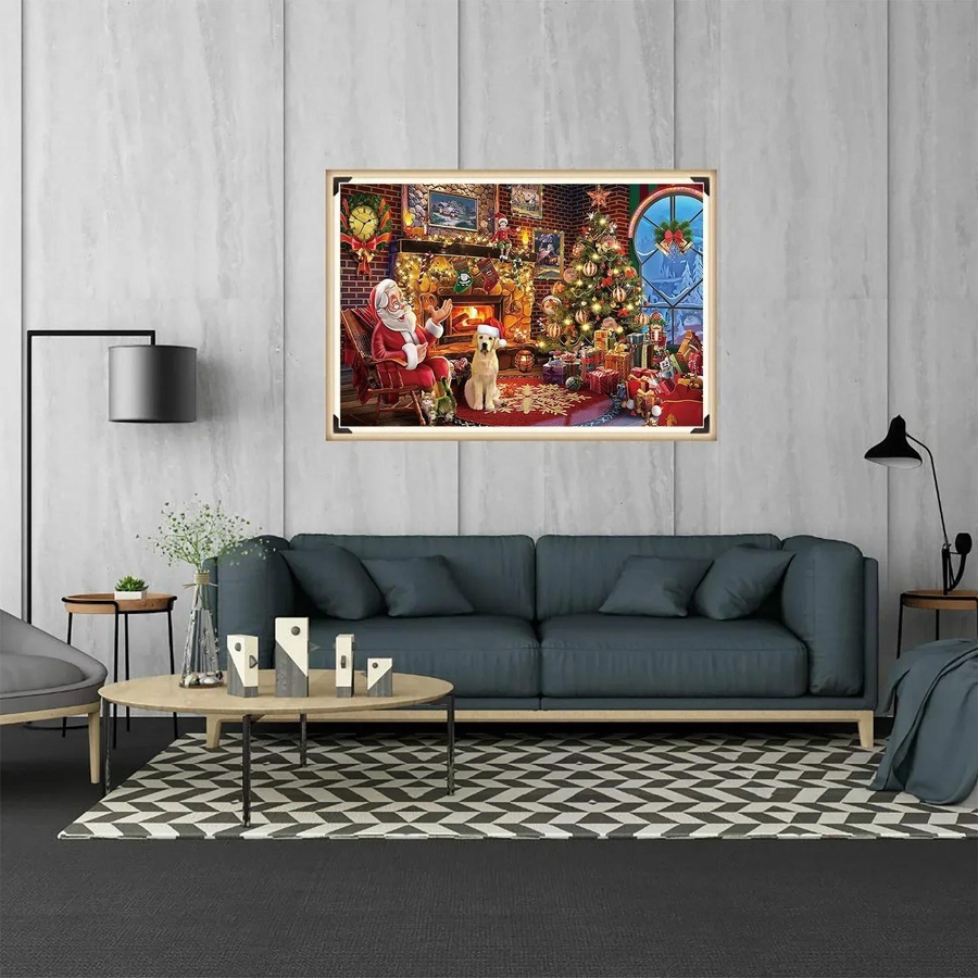 Yiran toy Puzzle Frohe Weihnachten Adventskalender 1.008 Teile ab 3 Jahren - Bild 2