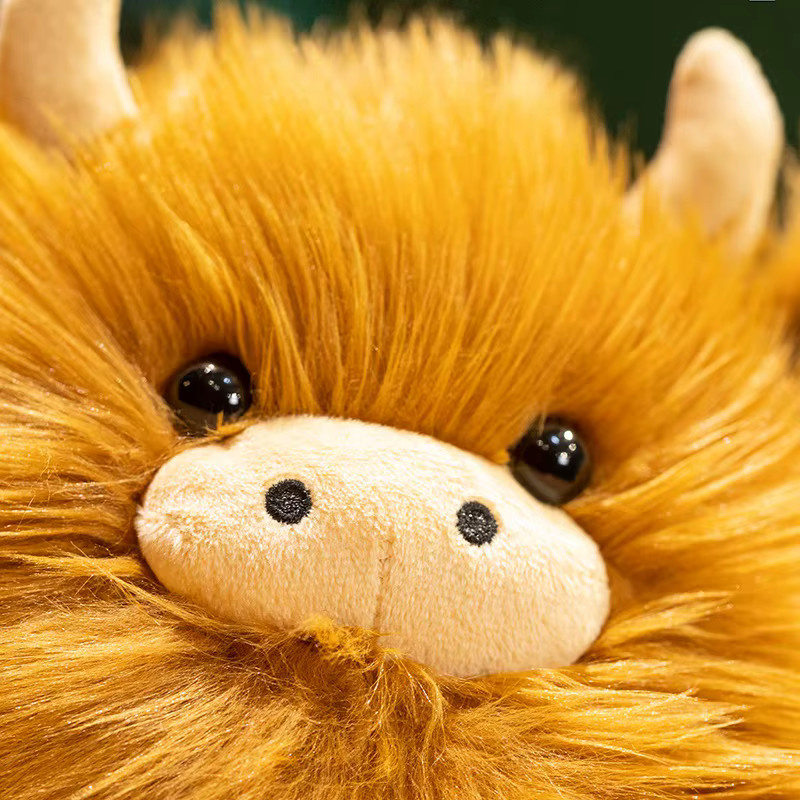 MIAOOWA Highland-Kuh-Plüschtier, Braun, 20cm - Bild 5