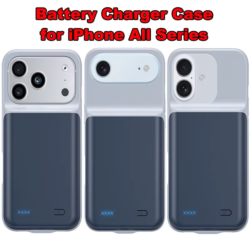 Externe Power Bank Batterie Hülle für Apple iPhone Modelle als Ladegerät und Schutzabdeckung - Bild 2