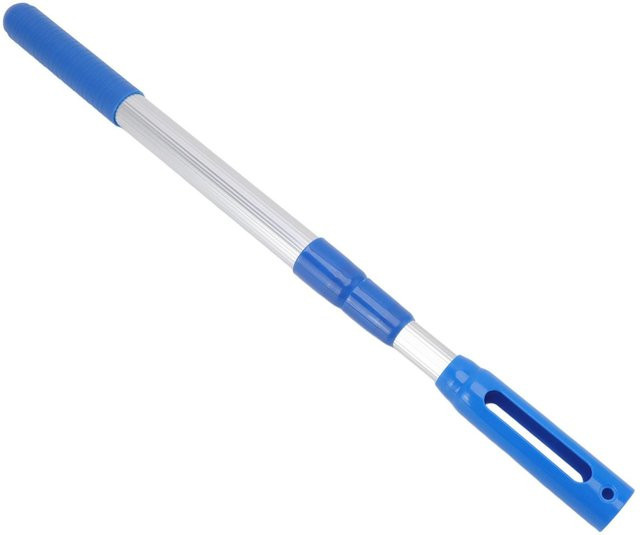 Neoglint Teleskopstange aus Aluminium für die Schwimmbadreinigung, 3-teilig, Silber-Blau - Bild 1