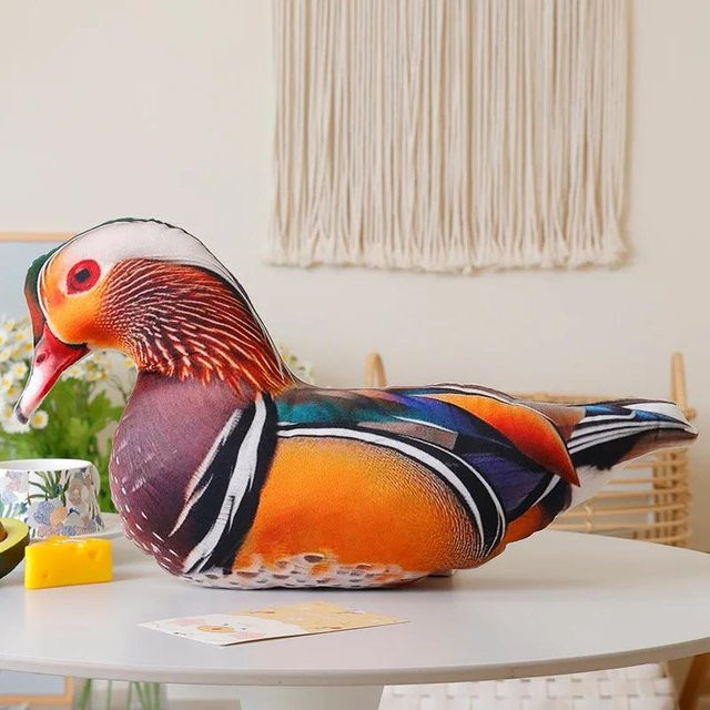 Yiran toy Simulationshenne Vogel Gans Plüschtier Kissen, Bunt / Mehrfarbig - Bild 1