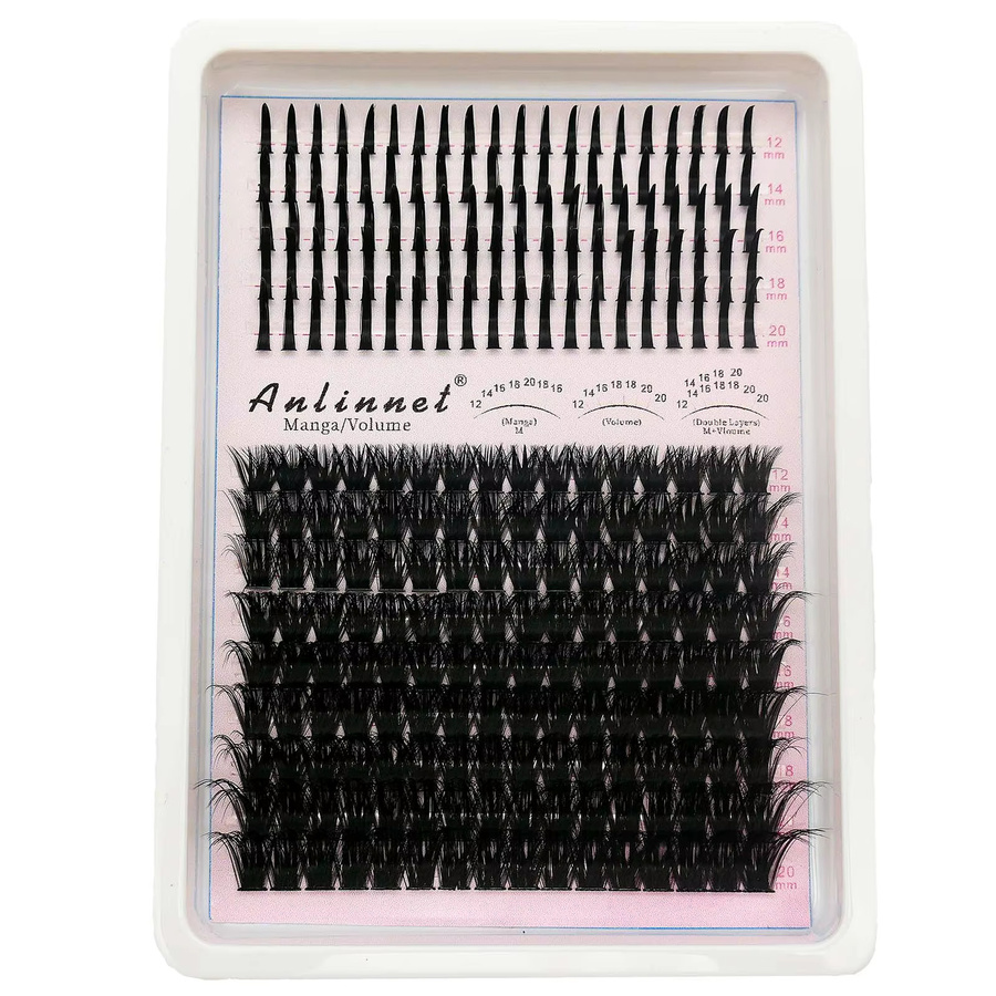 zhonghuirong M-80D 3D Wimpernverlängerung, 14 Paare, Unisex - Bild 5