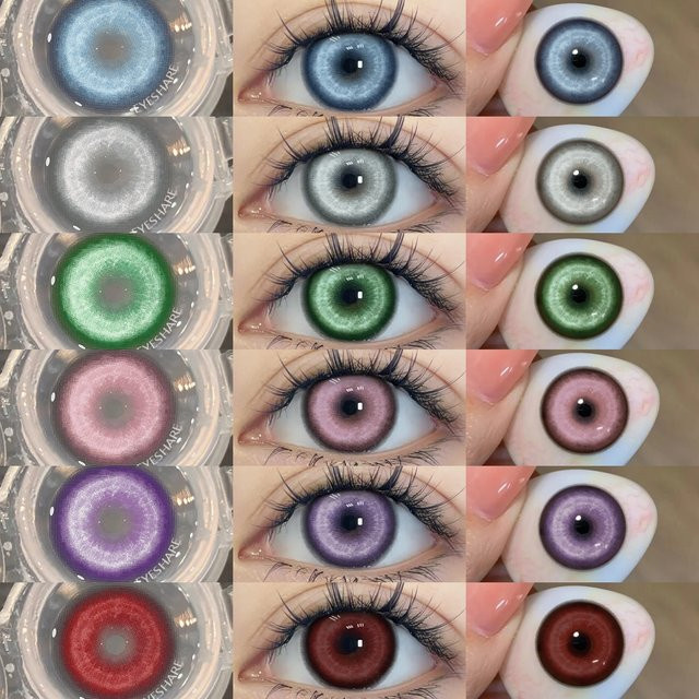 EYESHARE Kontaktlinsen, lila, 2 Stück - Bild 1