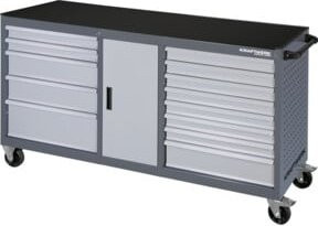Kraftwerk BASIC LINE Werkstattwagen XXL BT1800, grau, B: 180,5 cm, H: 470,0 cm - Bild 1