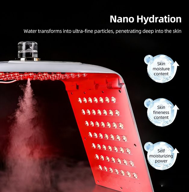 vilnason LED-Photonenmaschine, 7-Farben-Nano-Spray, Gesicht und Körper, Unisex - Bild 1