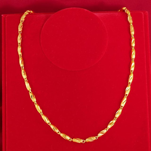 Halskette Messing, Gold, Herren - Bild 1