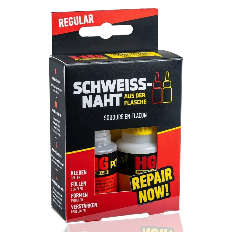 HG Power Glue Klebstoff Schweißnaht Regular wasserfest 60 g - Bild 2