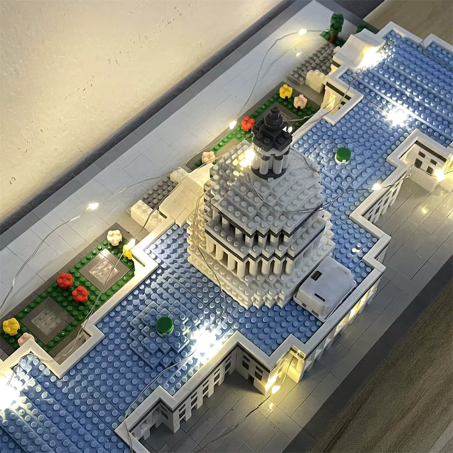 Knew Built Capitol Micro Mini Baustein Spielzeug Set architektonische Replik - Bild 3