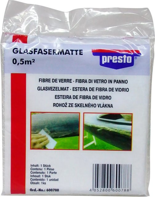 Presto Glasfasermatte in Weiß, 0,5 m² - Bild 1