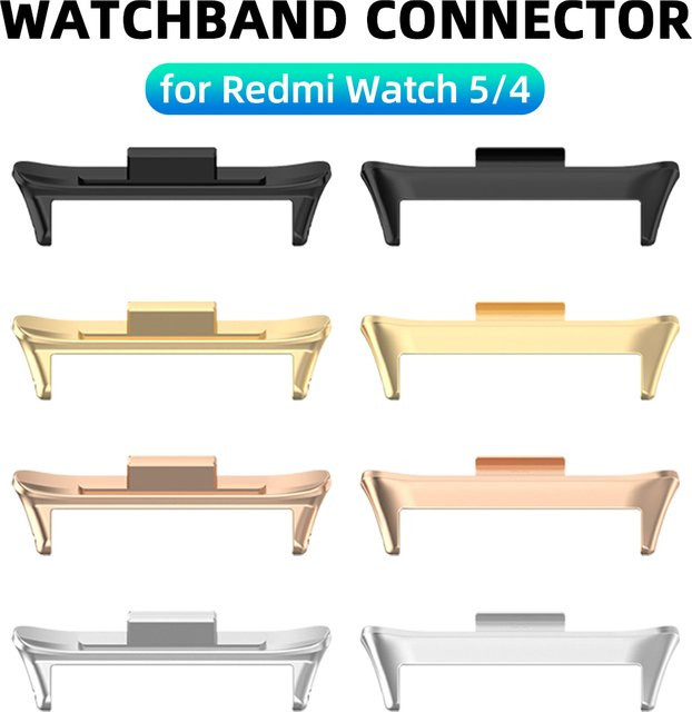 DUNTIS Armbandadapter für Xiaomi Redmi Watch 5 4, Edelstahl, Silber - Bild 1