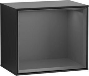 V&B Finion Wandbeleuchtung Regalmodul mit LED in Anthrazit, B/H/T: 41,8 x 35,6 x 27,0 cm - Bild 1