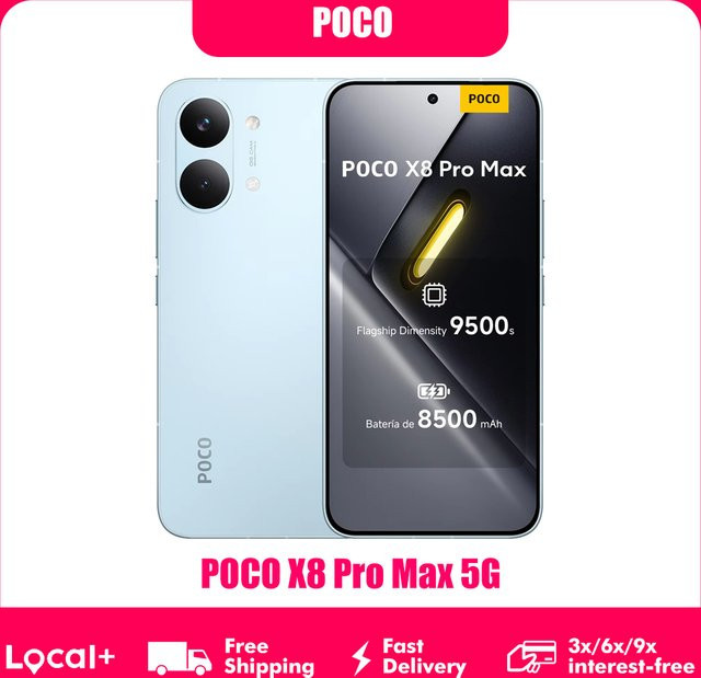 Xiaomi POCO X8 Pro Max 5G Smartphone Weiß 512GB 12GB RAM NFC Android - Bild 1