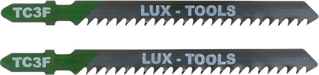 LUX-TOOLS Stichsägeblatt für Holz mit T-Schaft, HCS, 75 mm, Silber - Bild 1