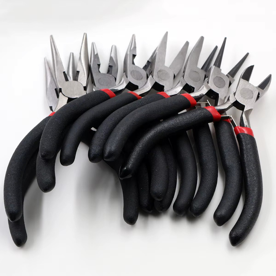 Wadsfred Schmuckzange aus gehärtetem Stahl mit rundem Ende für DIY-Perlenarbeiten und Reparaturen - Bild 3