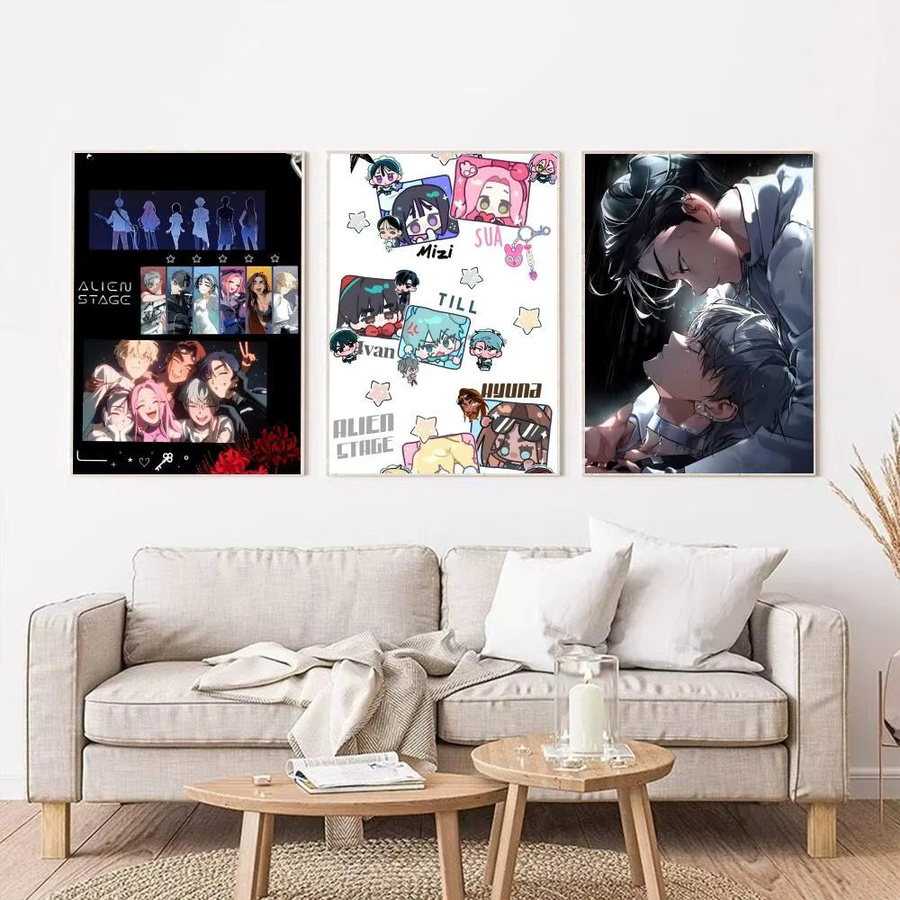 Selbstklebender Anime A-ALIEN S-STAGE Papierdruck als Wandposter in Mehrfarben - Bild 3