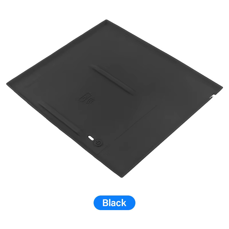 YaLumei Anti-Rutsch Silikon Matte für Honda CR-V 6. Generation 2023-2025, Schwarz, Zentrale Steuerung Telefon-Halterung und kabelloses Lade-Pad - Bild 4