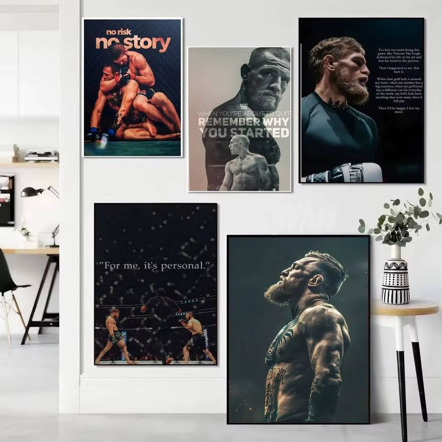 Wasserdichter Conor McGregor Boxen Poster Aufkleber zur Wanddekoration für dein Zuhause oder deine Bar - Bild 2
