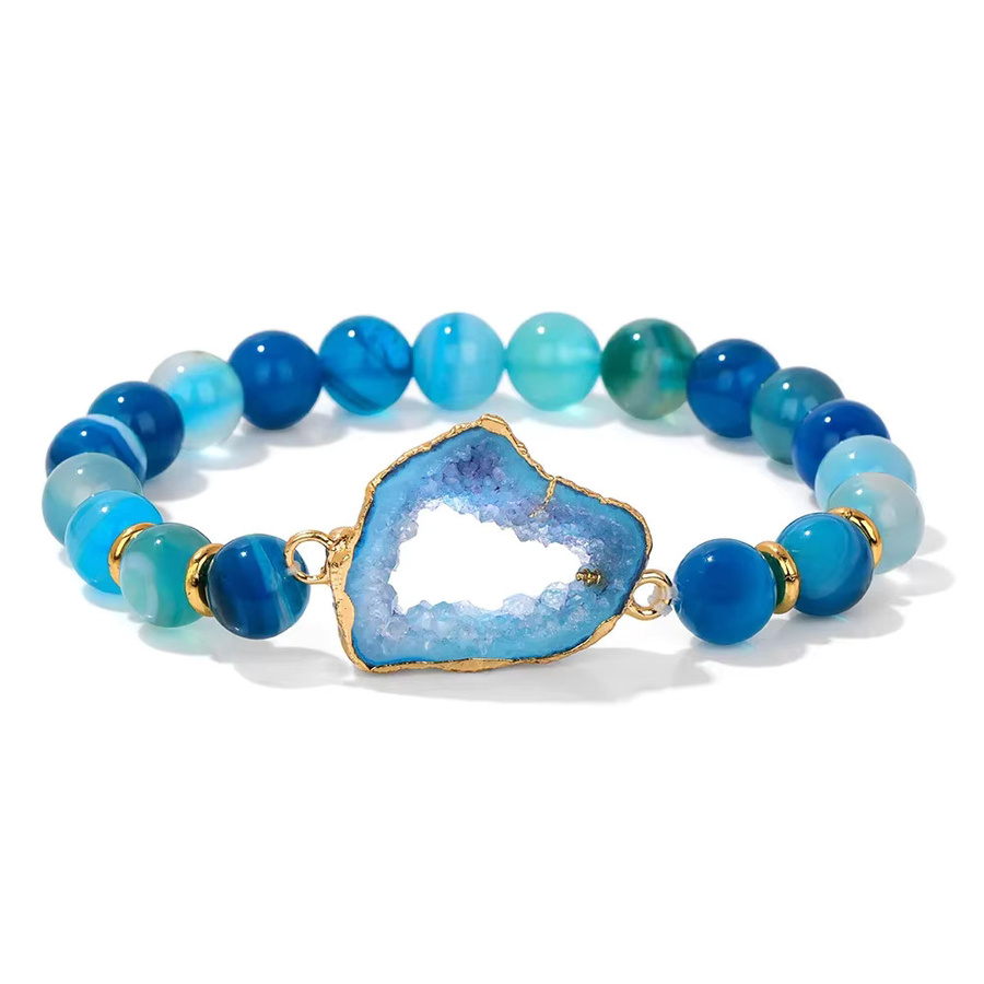 Armband Achat, Blau, Unisex - Bild 3