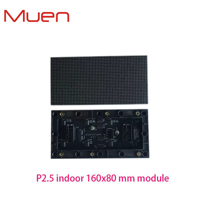 MUEN LED P2.5 Indoor SMD Vollfarb-LED-Displaymodul HUB75, Farbe: Multicolour/Schwarz, B/H: 160 x 80 mm, 64 x 32 Pixel, 16Scan - Bild 2