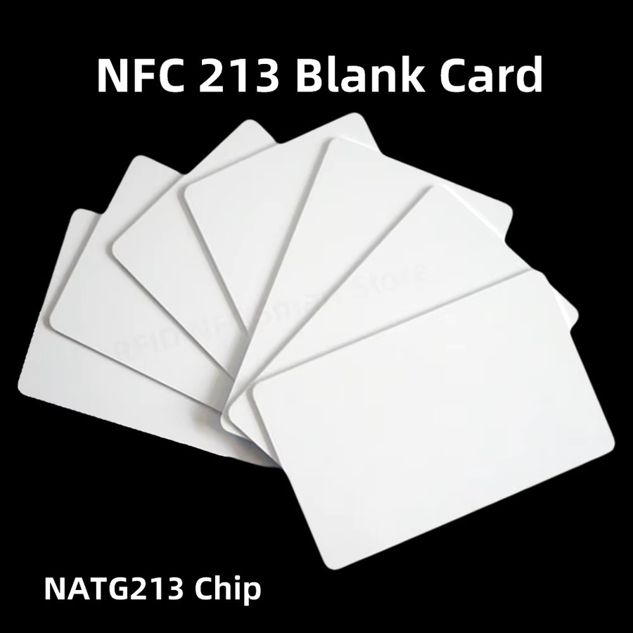 Guang Hongrun NFC RFID Karten mit Ntag213 Ntag215 und Ntag216 Chips in Weiß für alle NFC-fähigen Telefone (ISO14443A) - Bild 2