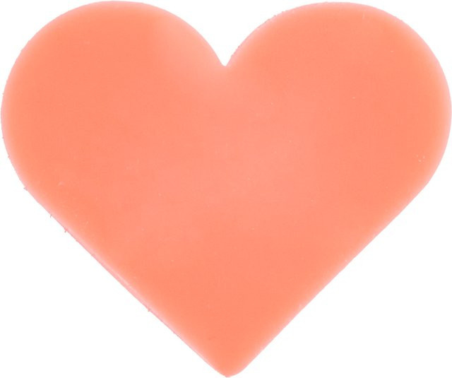 Rico Design Paper Poetry Mini-Radiergummi Herz in Neonrot - Bild 1