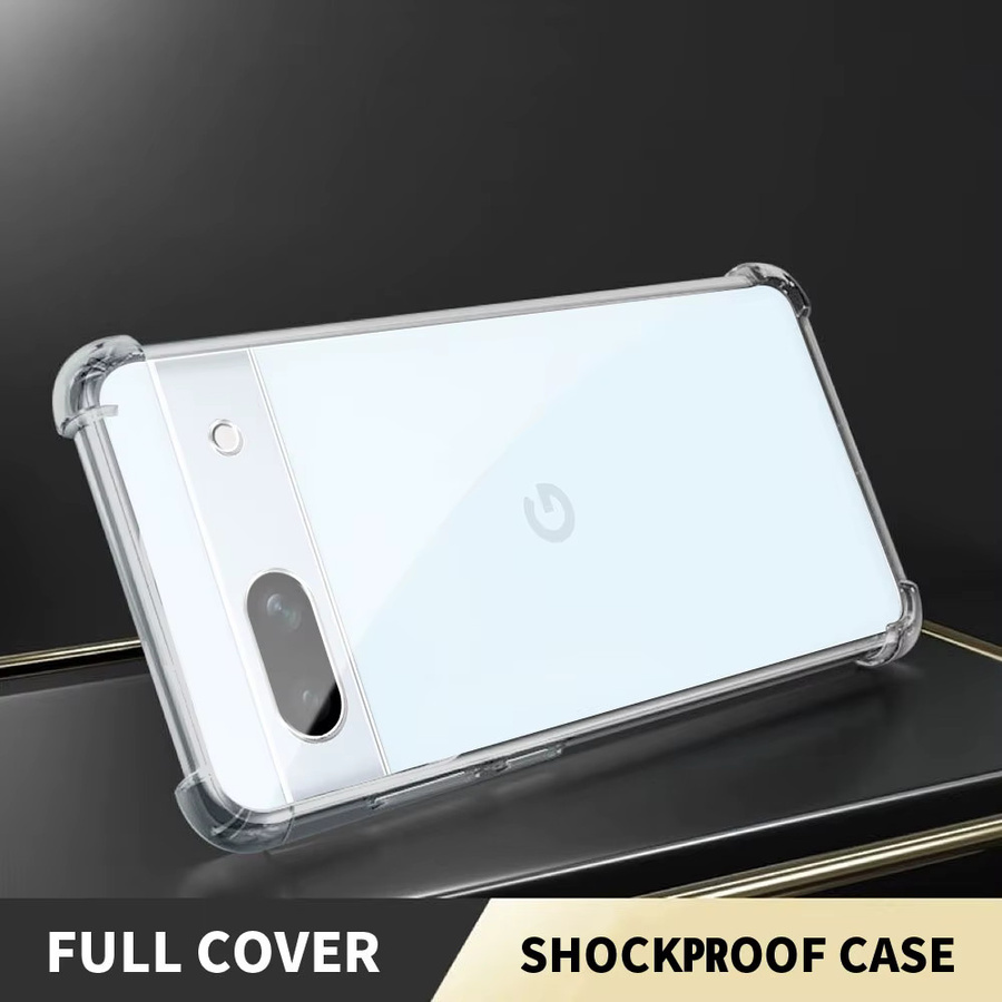 Stoßfeste Airbag-Schutzhülle aus transparentem TPU-Silikon für Google Pixel 7, 8 Pro, 6A, 8A und 7A - Bild 5