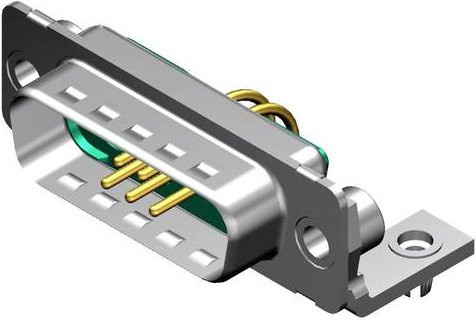 Molex 1731070093 D-SUB Stecker in Gold und Silber - Bild 1